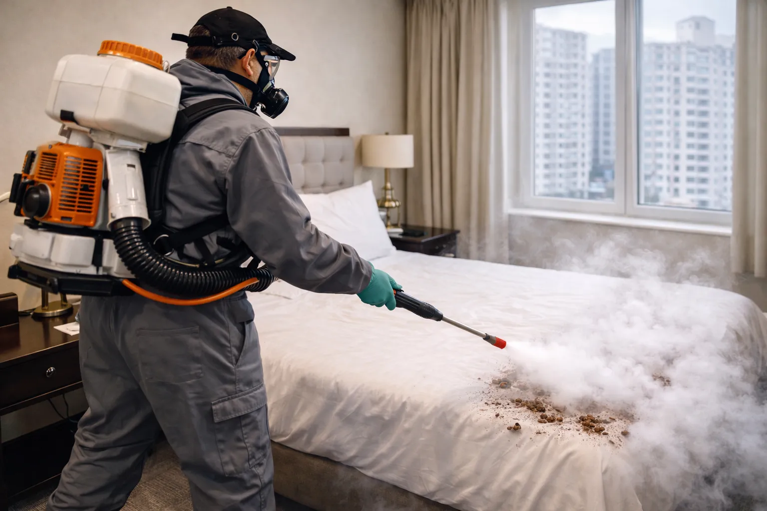 Горячий туман от клопов не дорого