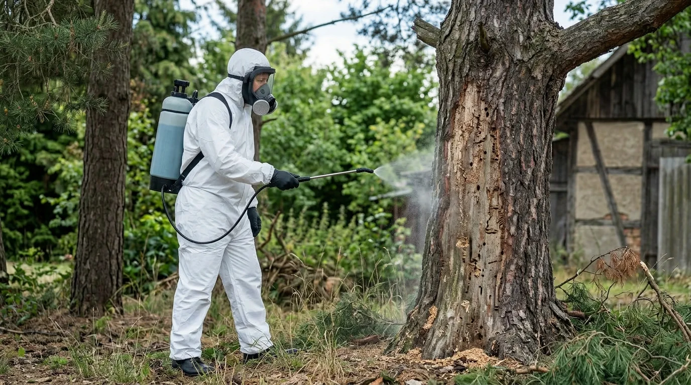 профессиональное уничтожение короеда